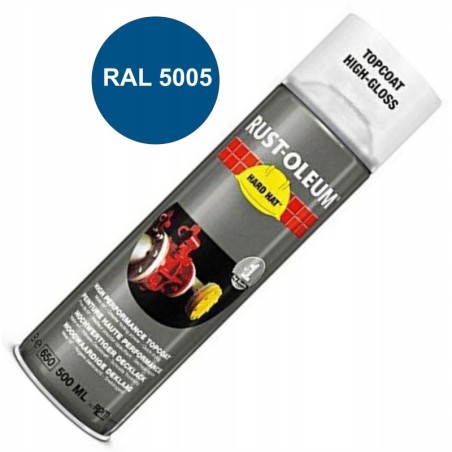 FARBA PROFESJONALNA SPRAY NIEBIESKI RAL 5005 POŁYS