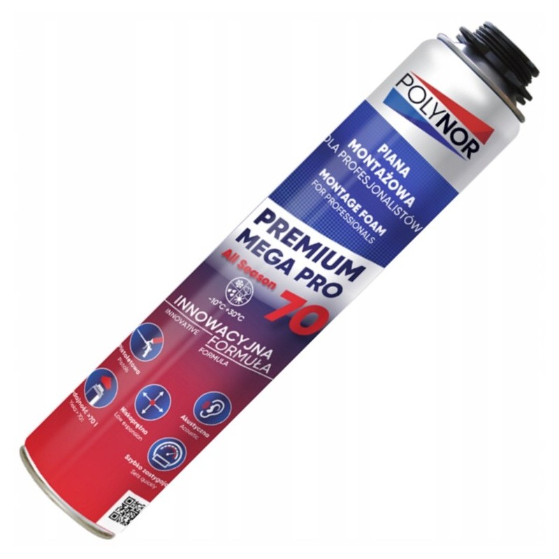 POLYNOR PREMIUM MEGA PRO 70 PIANA MONTAŻOWA 870 ml