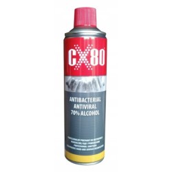 PŁYN CX80 ANTIBACTERIAL ANTIVIRAL SPRAY 500 ml 70%